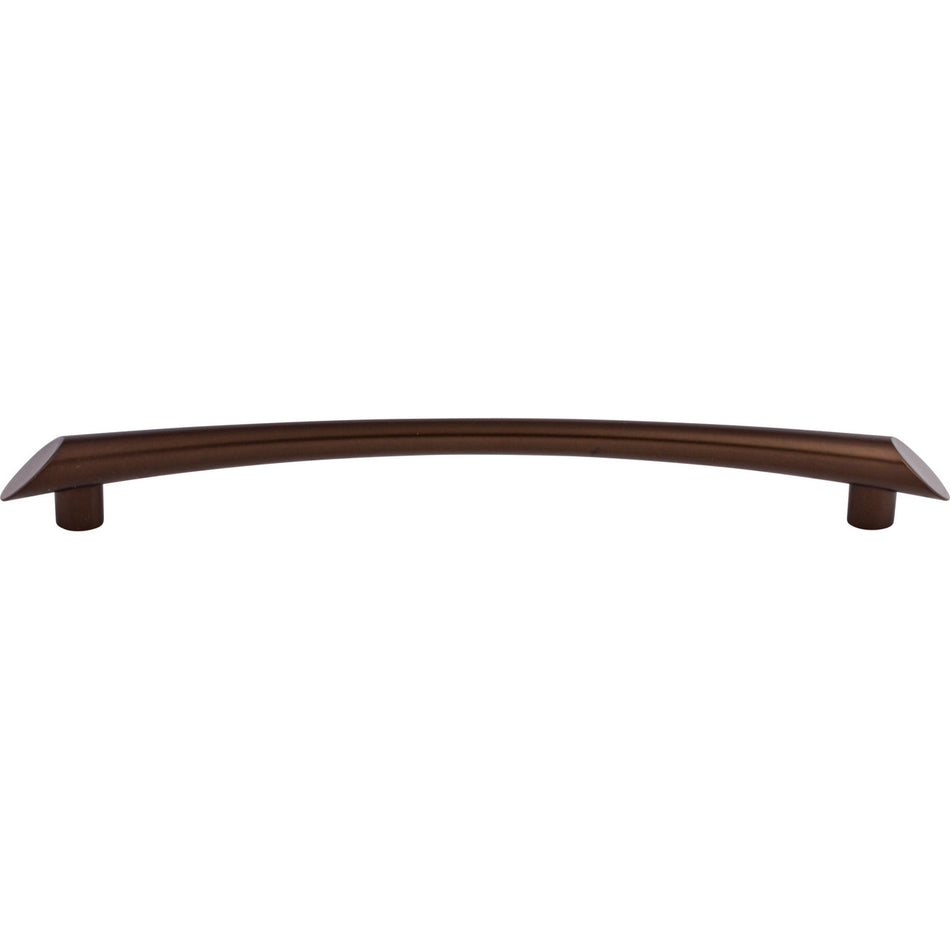 Top Knobs TK786ORB: 9" cc Edgewater Curved Bar Cabinet Pull - Oil Rubbed Bronze