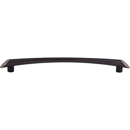 Top Knobs TK786TB: 9" cc Edgewater Curved Bar Cabinet Pull - Tuscan Bronze
