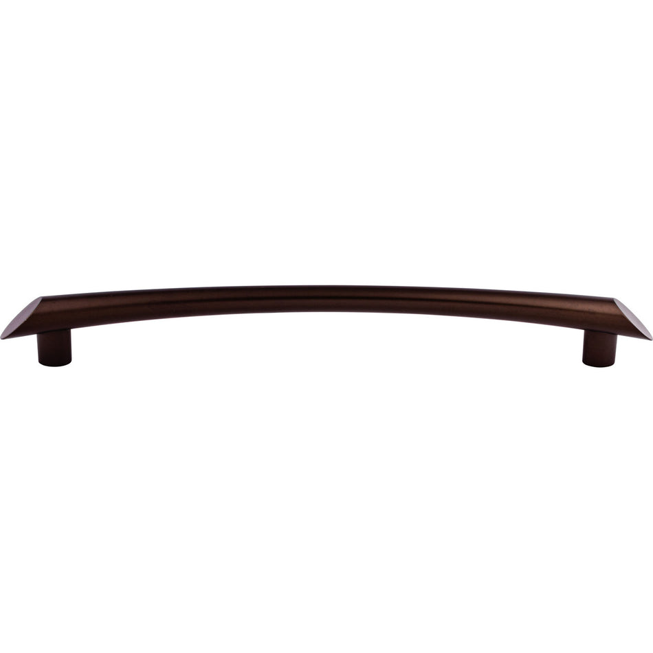 Top Knobs TK788ORB: 12" cc Edgewater Curved Bar Appliance Pull - Oil Rubbed Bronze