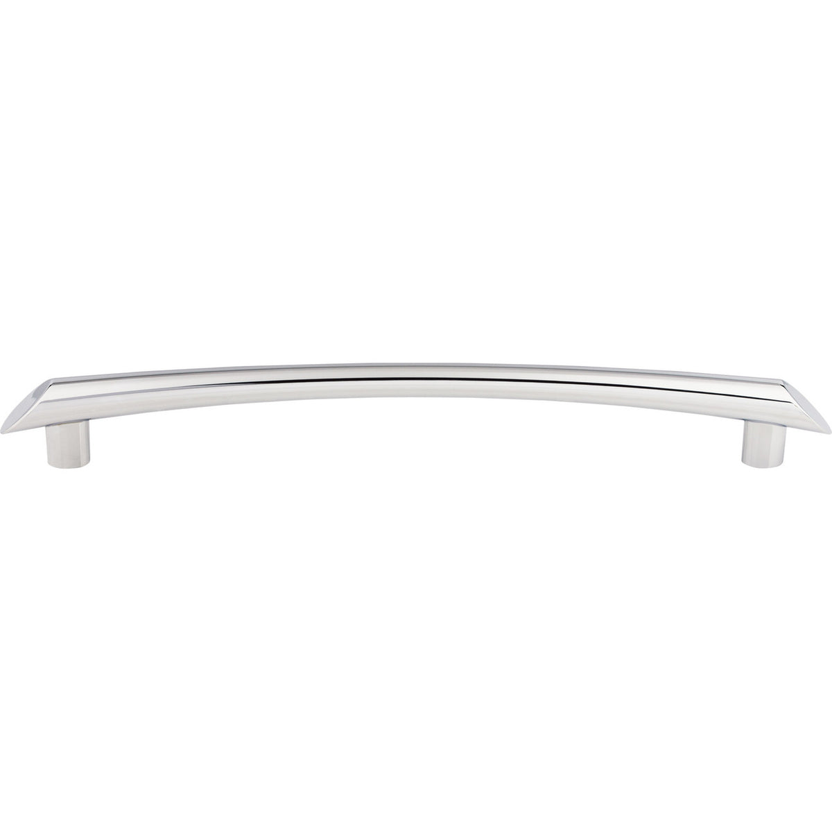 Top Knobs TK788PC: 12" cc Edgewater Curved Bar Appliance Pull - Polished Chrome