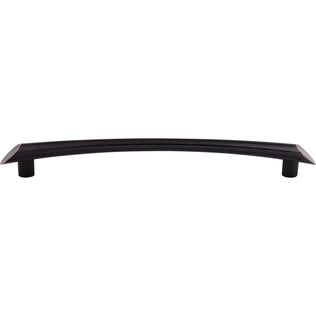Top Knobs TK788TB: 12" cc Edgewater Curved Bar Appliance Pull - Tuscan Bronze
