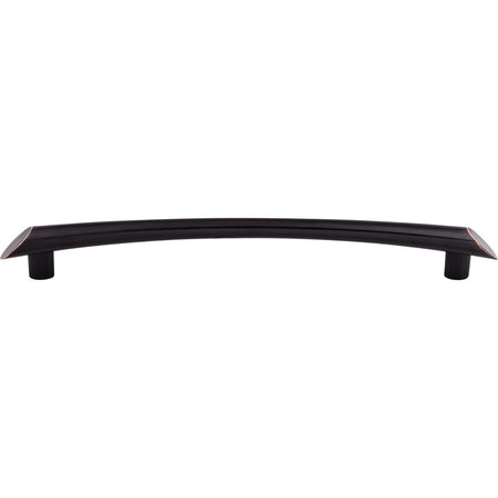 Top Knobs TK788TB: 12" cc Edgewater Curved Bar Appliance Pull - Tuscan Bronze