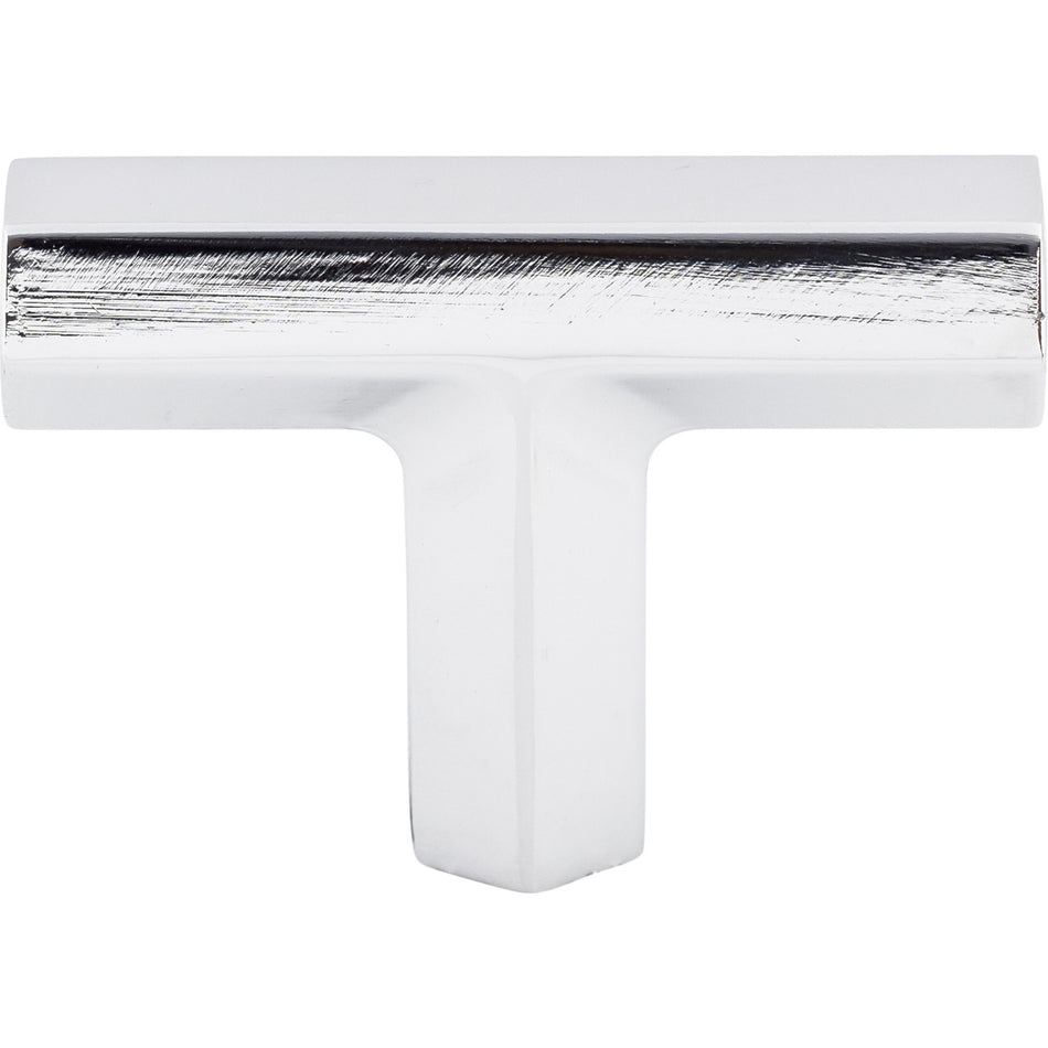 Top Knobs TK790PC: 1-3/4" Lydia T-Bar Cabinet Knob - Polished Chrome