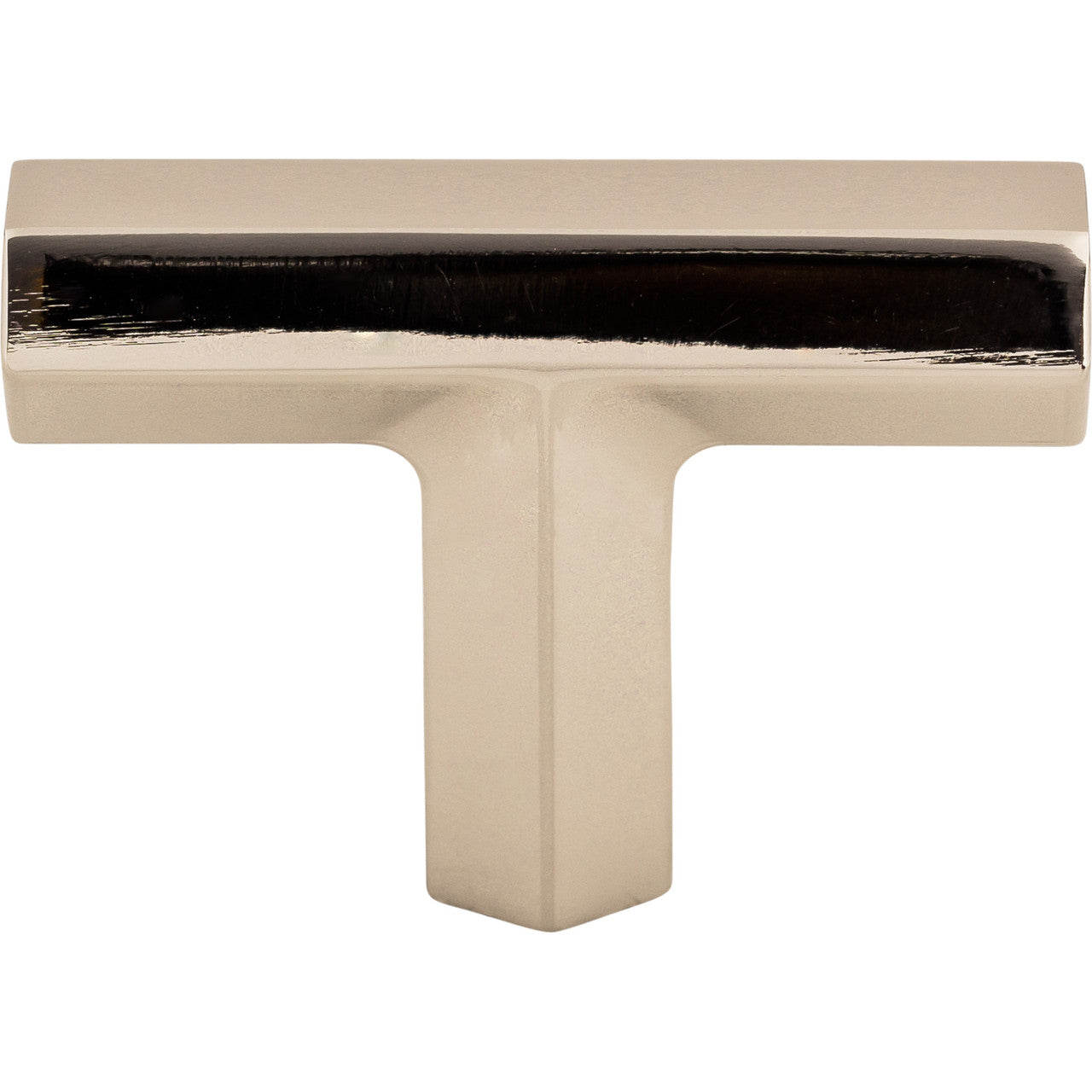 Top Knobs TK790PN: 1-3/4" Lydia T-Bar Cabinet Knob - Polished Nickel