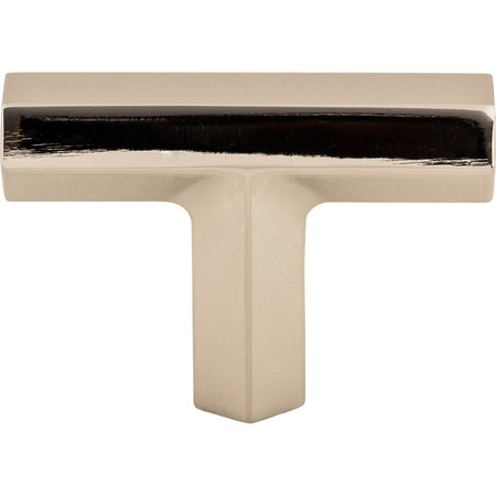 Top Knobs TK790PN: 1-3/4" Lydia T-Bar Cabinet Knob - Polished Nickel