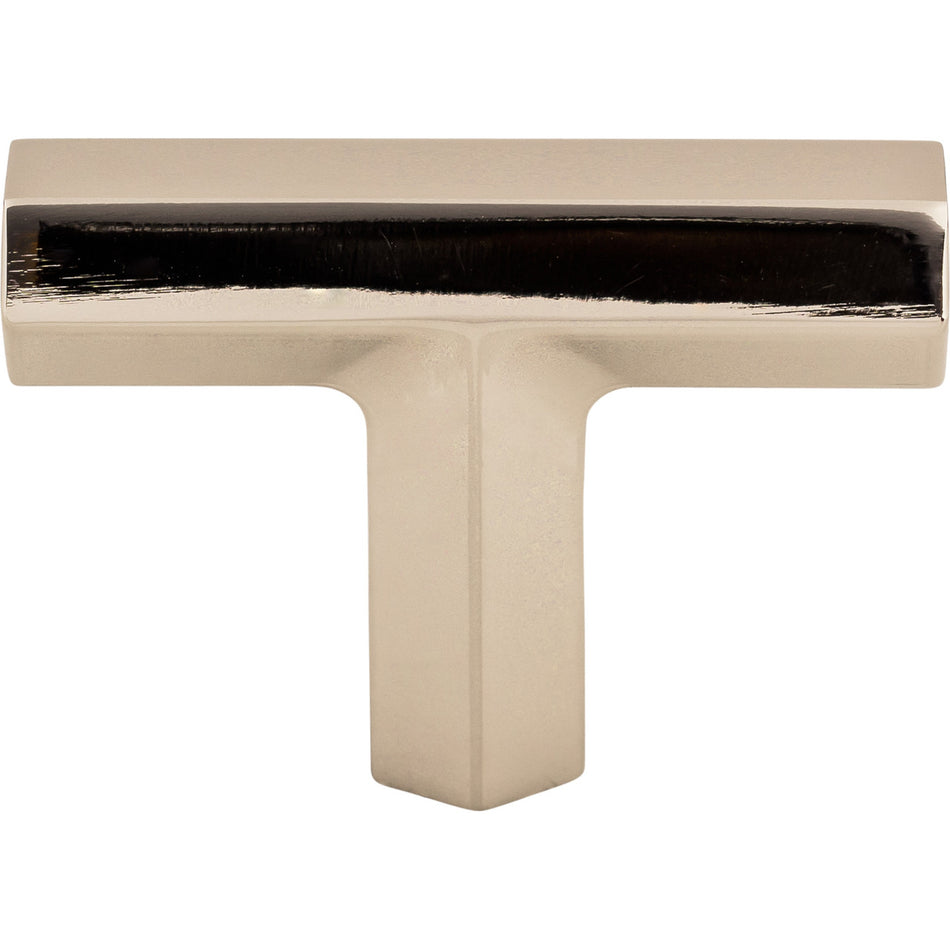 Top Knobs TK790PN: 1-3/4" Lydia T-Bar Cabinet Knob - Polished Nickel