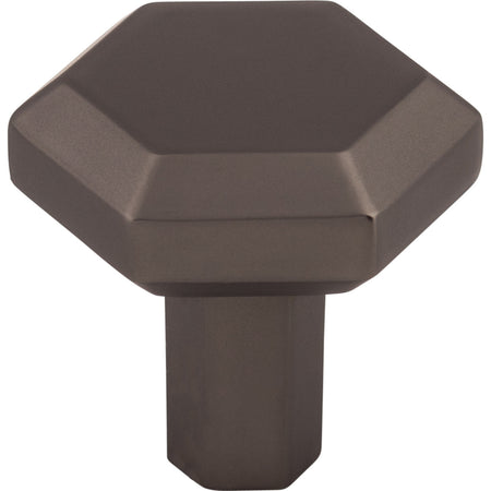 Top Knobs TK791AG: 1-1/8" Lydia Hexagonal Cabinet Knob - Ash Gray