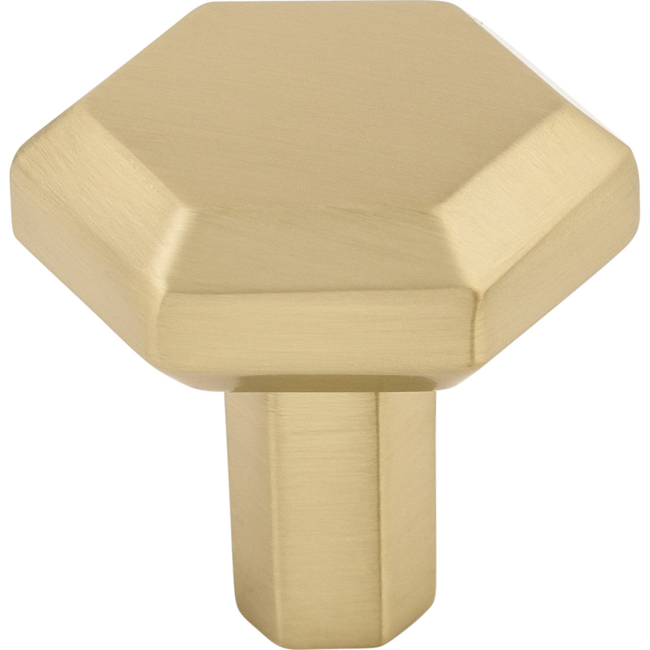 Top Knobs TK791HB: 1-1/8" Lydia Hexagonal Cabinet Knob - Honey Bronze