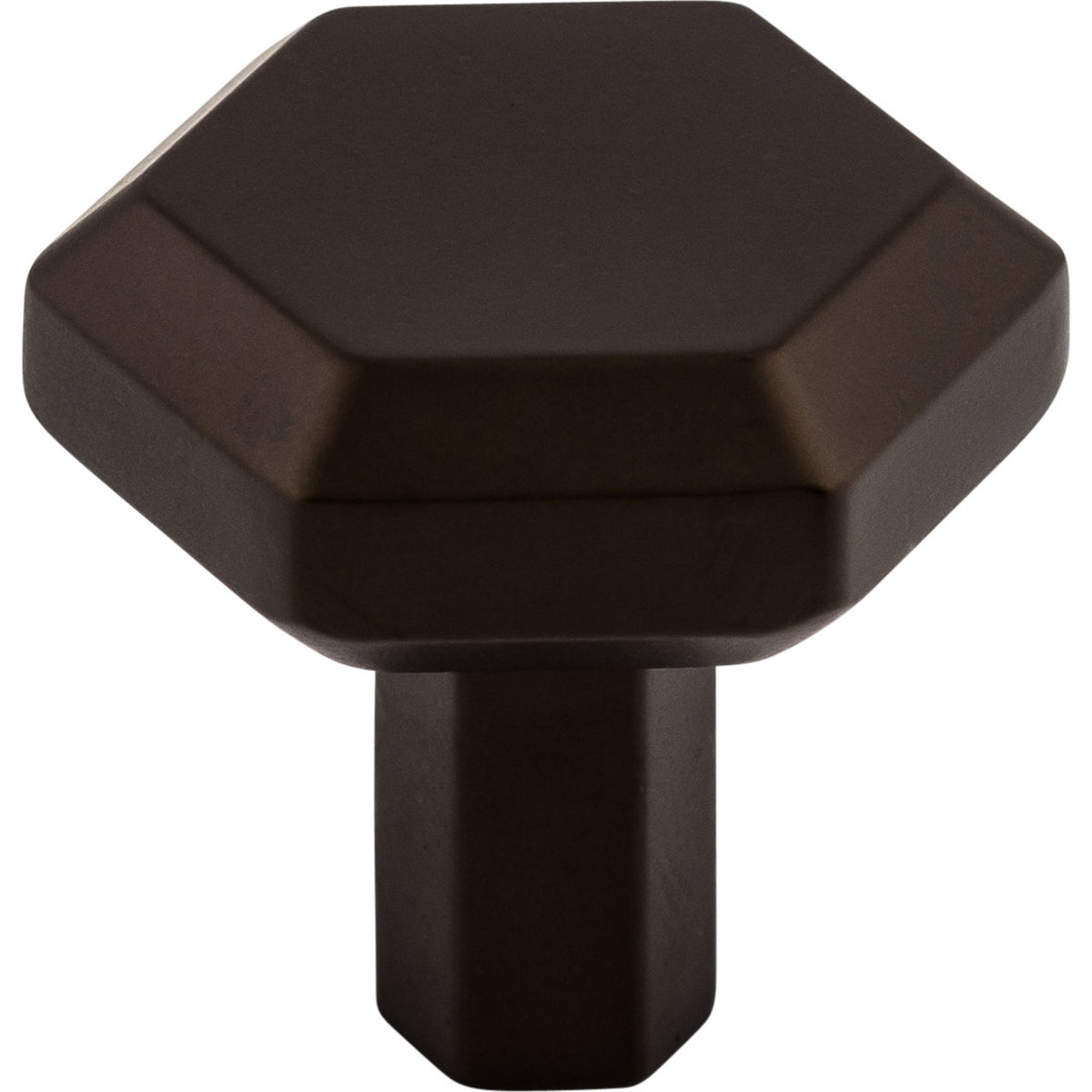 Top Knobs TK791ORB: 1-1/8" Lydia Hexagonal Cabinet Knob - Oil Rubbed Bronze