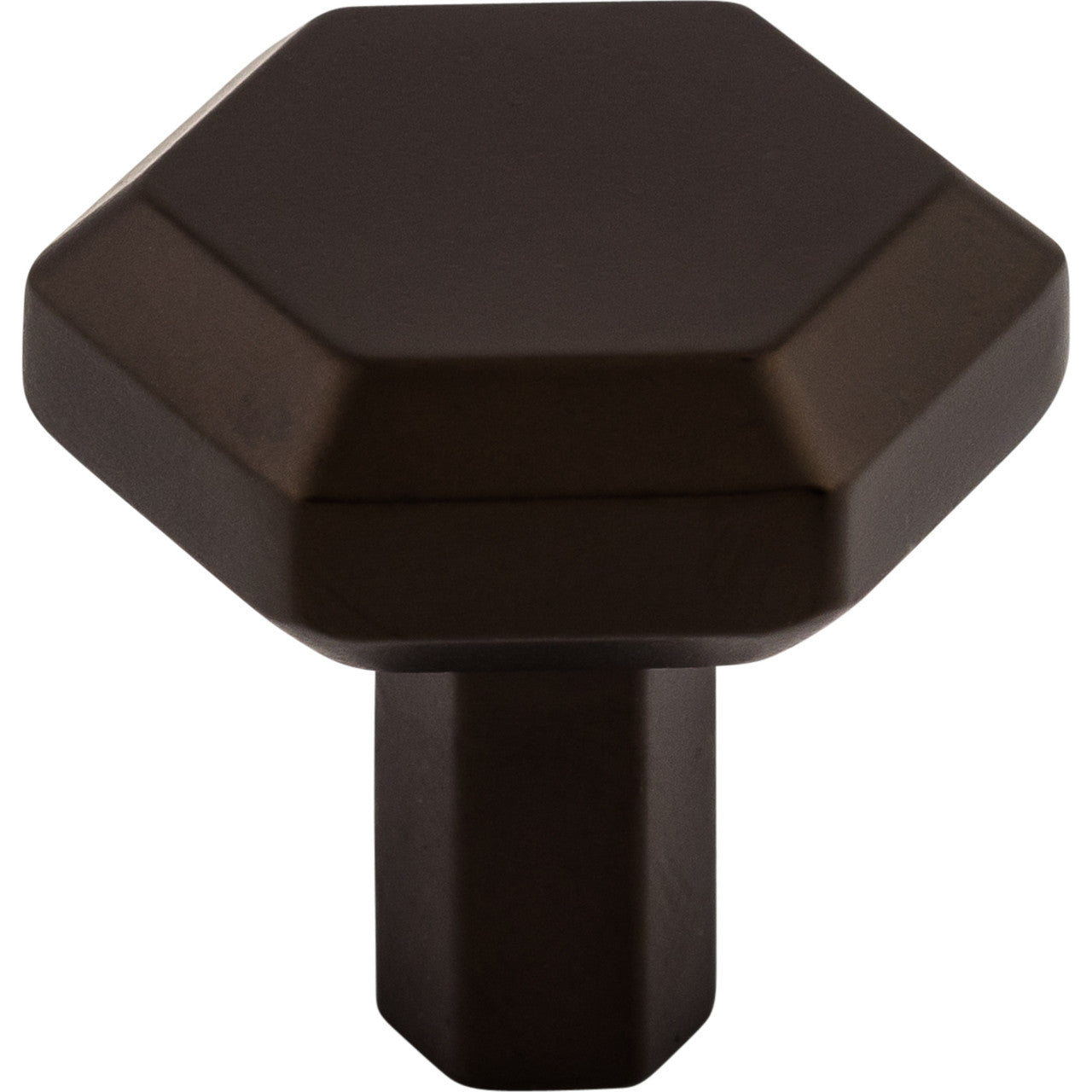 Top Knobs TK791ORB: 1-1/8" Lydia Hexagonal Cabinet Knob - Oil Rubbed Bronze