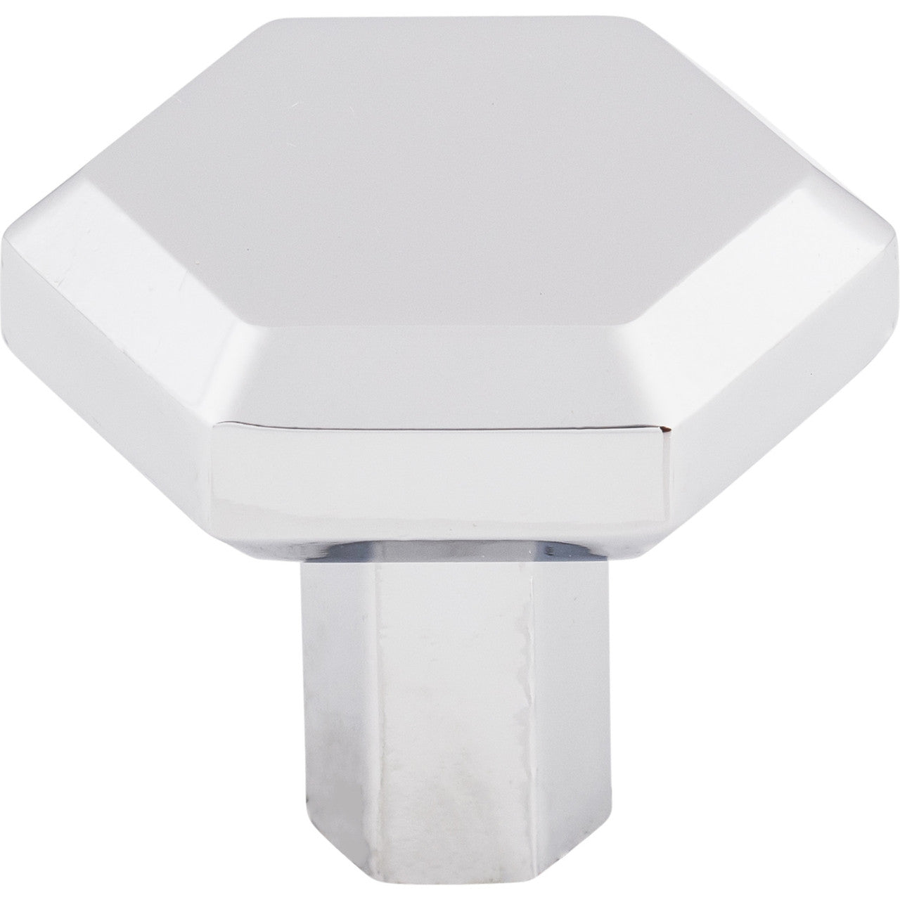 Top Knobs TK792PC: 1-1/4" Lydia Hexagonal Cabinet Knob - Polished Chrome