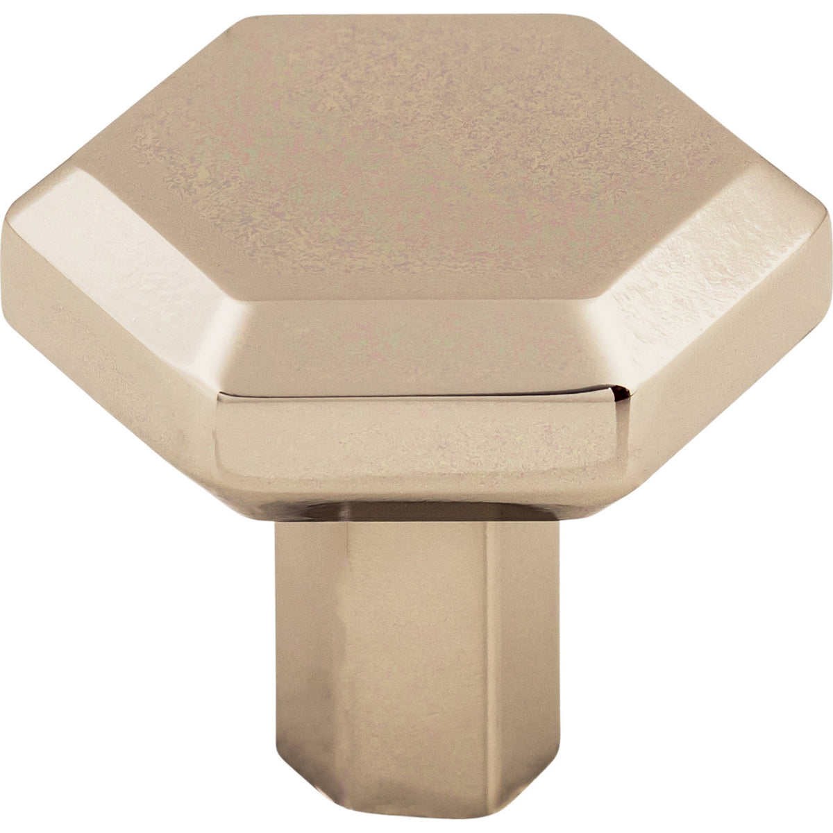Top Knobs TK792PN: 1-1/4" Lydia Hexagonal Cabinet Knob - Polished Nickel