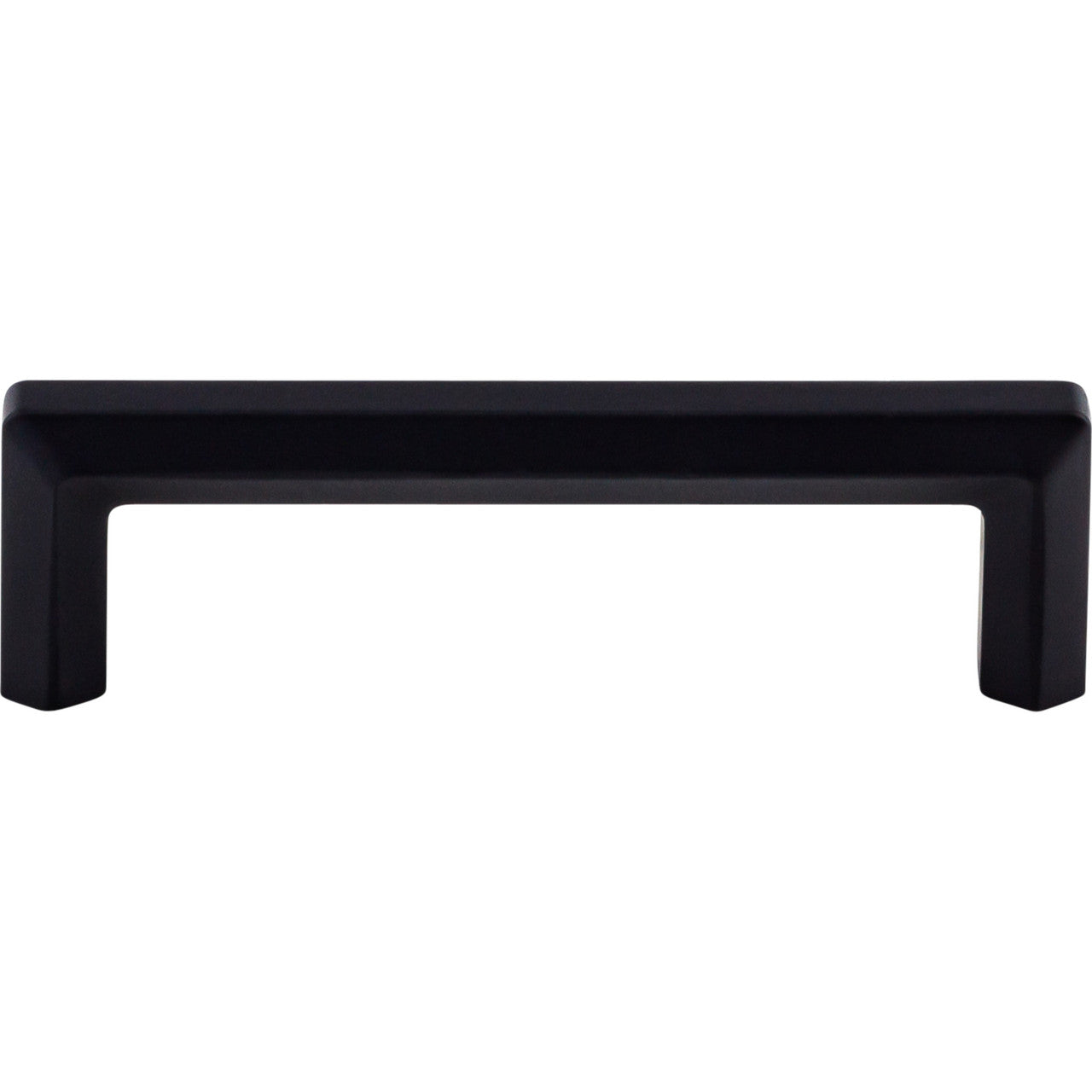 Top Knobs TK793BLK: 3-3/4" cc Lydia Bar Cabinet Pull - Flat Black