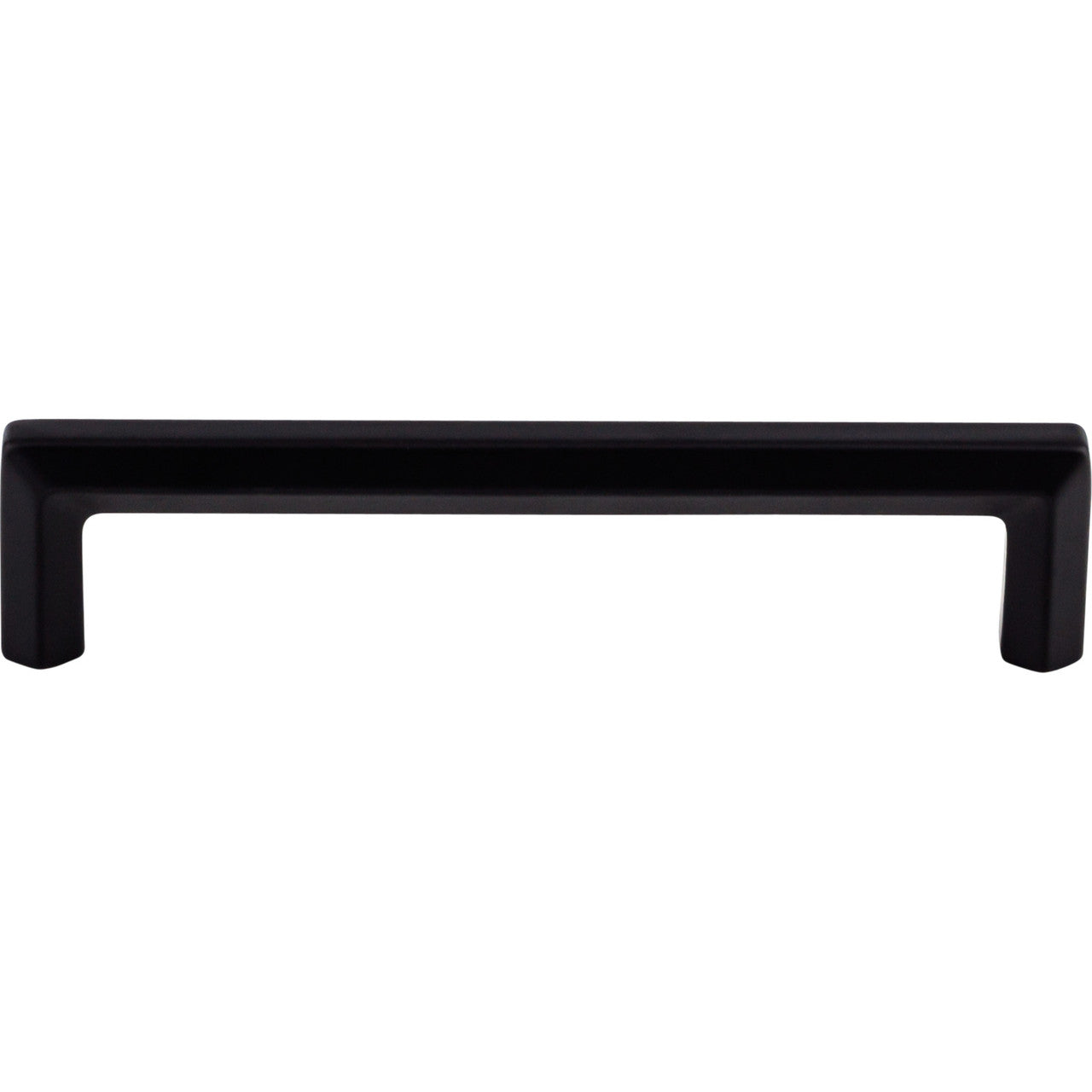 Top Knobs TK794BLK: 5-1/16" cc Lydia Bar Cabinet Pull - Flat Black