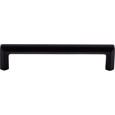 Top Knobs TK794BLK: 5-1/16" cc Lydia Bar Cabinet Pull - Flat Black