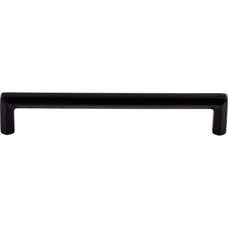 Top Knobs TK795BLK: 6-5/16" cc Lydia Bar Cabinet Pull - Flat Black