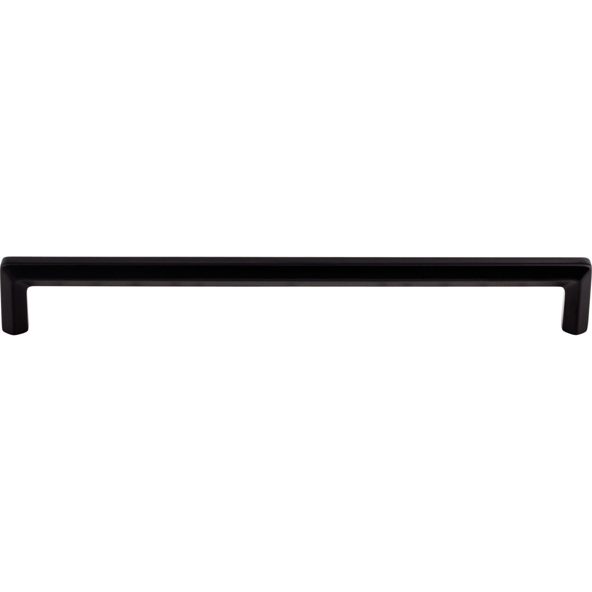 Top Knobs TK796BLK: 9" cc Lydia Bar Cabinet Pull - Flat Black