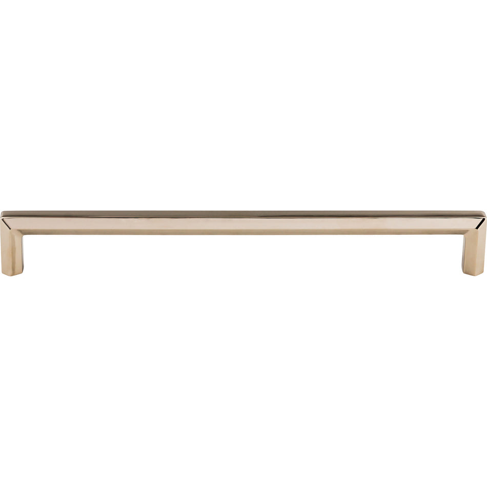 Top Knobs TK796PN: 9" cc Lydia Bar Cabinet Pull - Polished Nickel