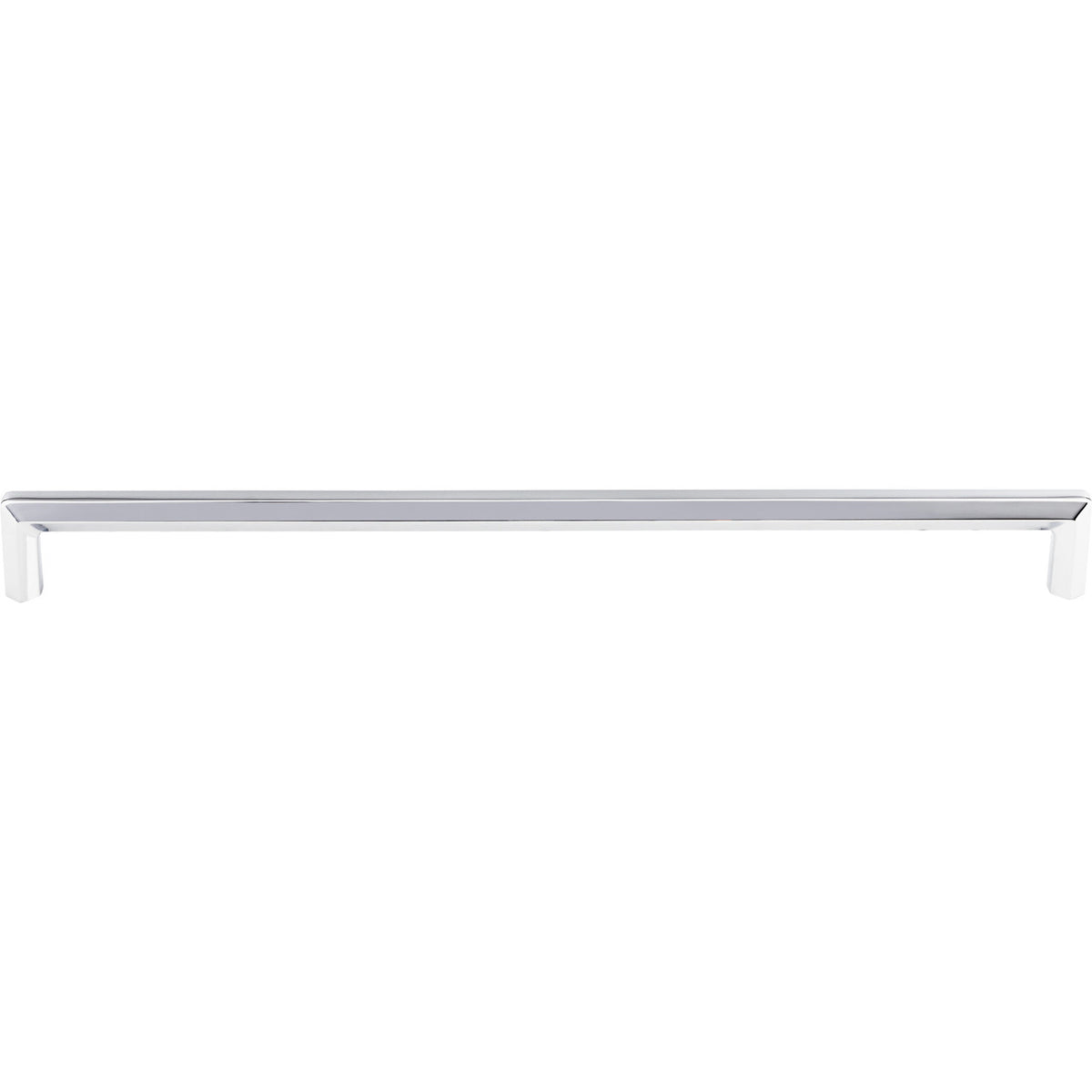 Top Knobs TK797PC: 12" cc Lydia Bar Cabinet Pull - Polished Chrome
