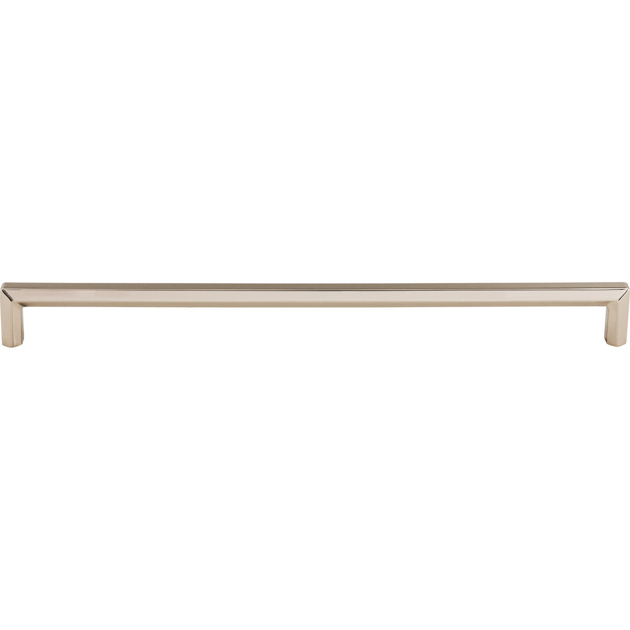 Top Knobs TK797PN: 12" cc Lydia Bar Cabinet Pull - Polished Nickel