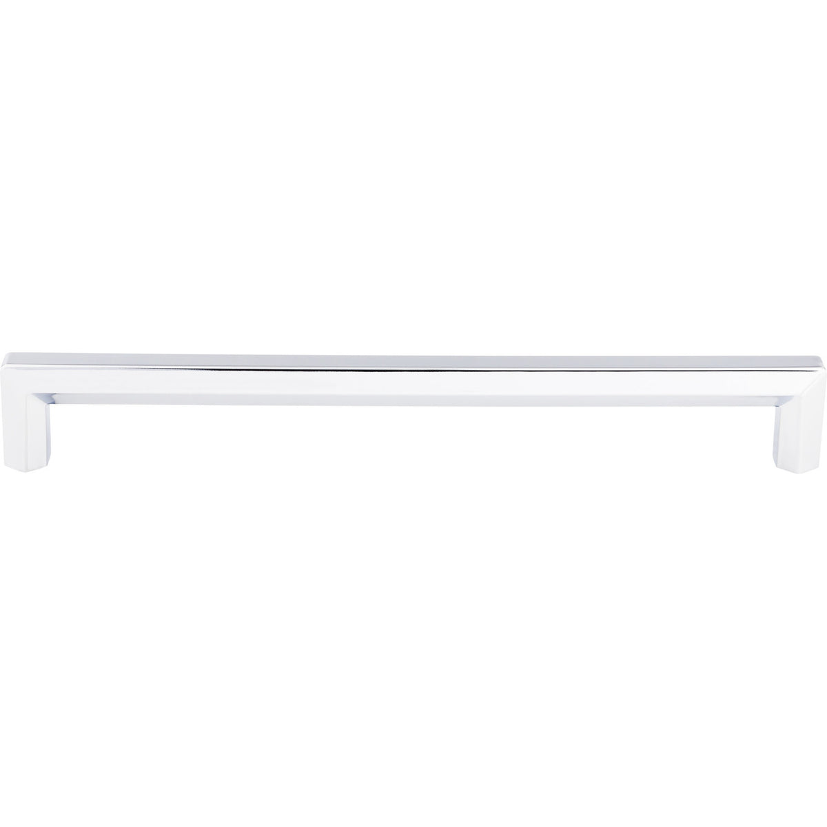 Top Knobs TK798PC: 12" cc Lydia Square Bar Appliance Pull - Polished Chrome