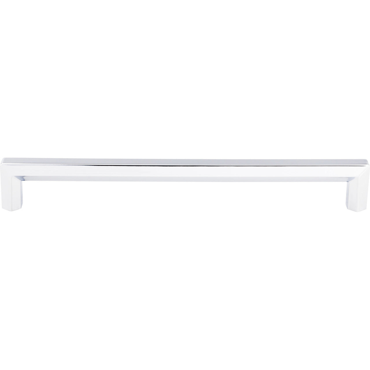 Top Knobs TK798PC: 12" cc Lydia Square Bar Appliance Pull - Polished Chrome