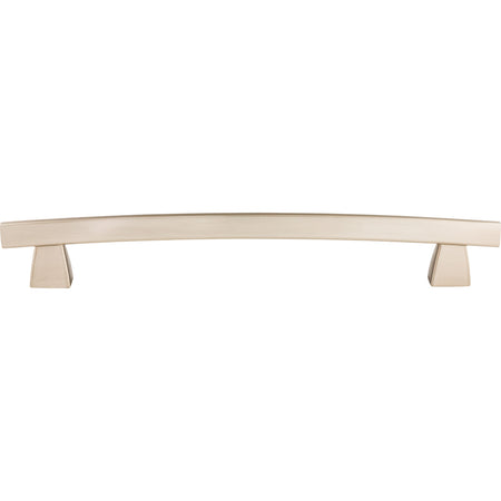 Top Knobs TK7BSN: 12" cc Arched Bar Appliance Pull - Brushed Satin Nickel