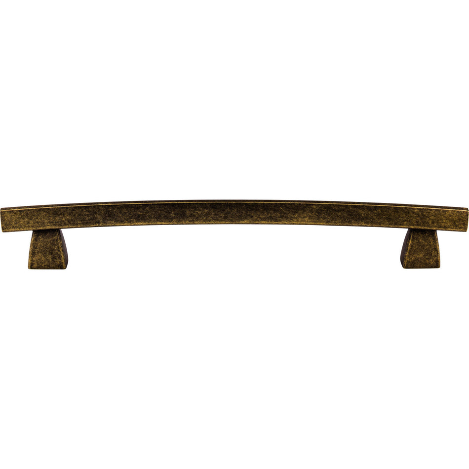 Top Knobs TK7GBZ: 12" cc Arched Bar Appliance Pull - German Bronze