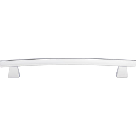 Top Knobs TK7PC: 12" cc Arched Bar Appliance Pull - Polished Chrome