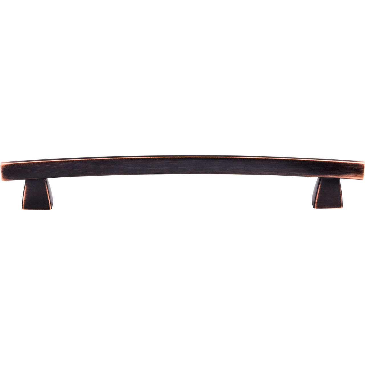 Top Knobs TK7TB: 12" cc Arched Bar Appliance Pull - Tuscan Bronze