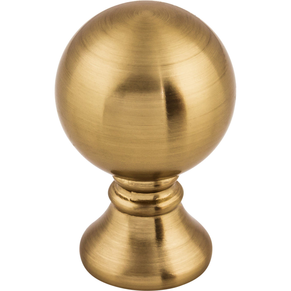 Top Knobs TK801HB: 1" Kara Sphere Cabinet Knob - Honey Bronze