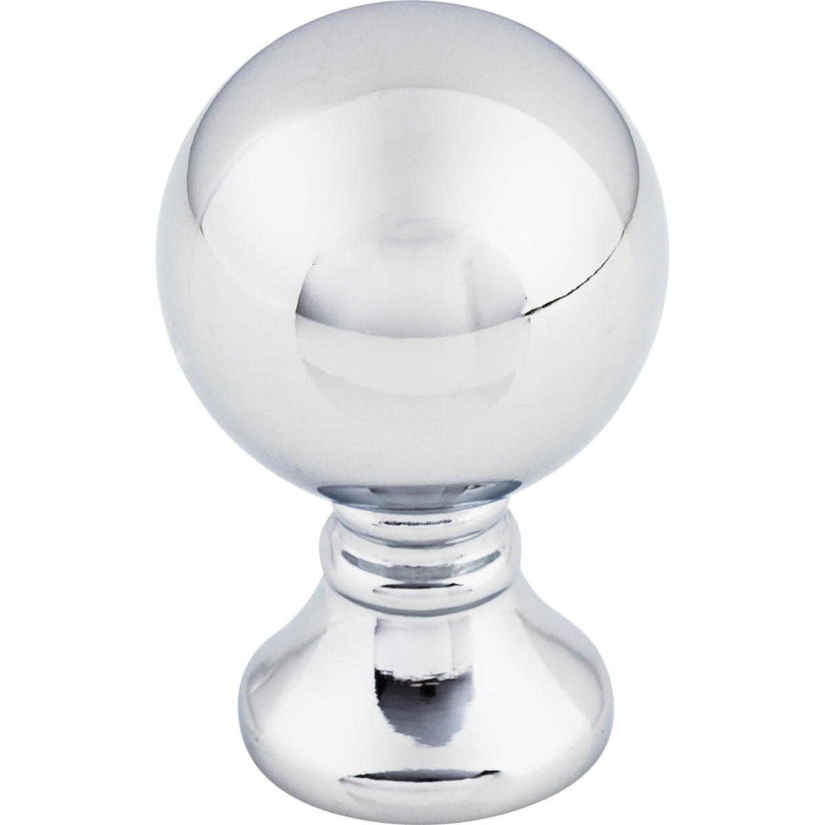 Top Knobs TK801PC: 1" Kara Sphere Cabinet Knob - Polished Chrome