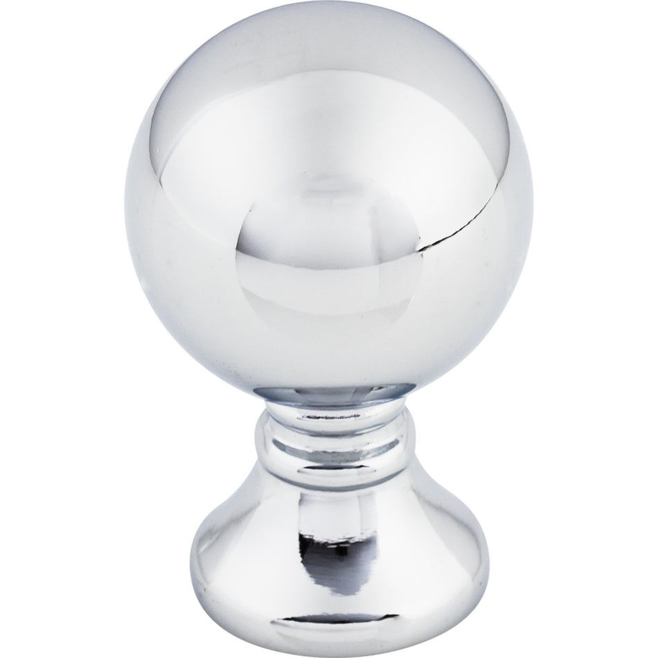Top Knobs TK801PC: 1" Kara Sphere Cabinet Knob - Polished Chrome