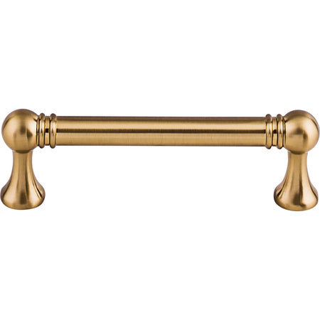 Top Knobs TK802HB: 3-3/4" cc Kara Round Bar Cabinet Pull - Honey Bronze
