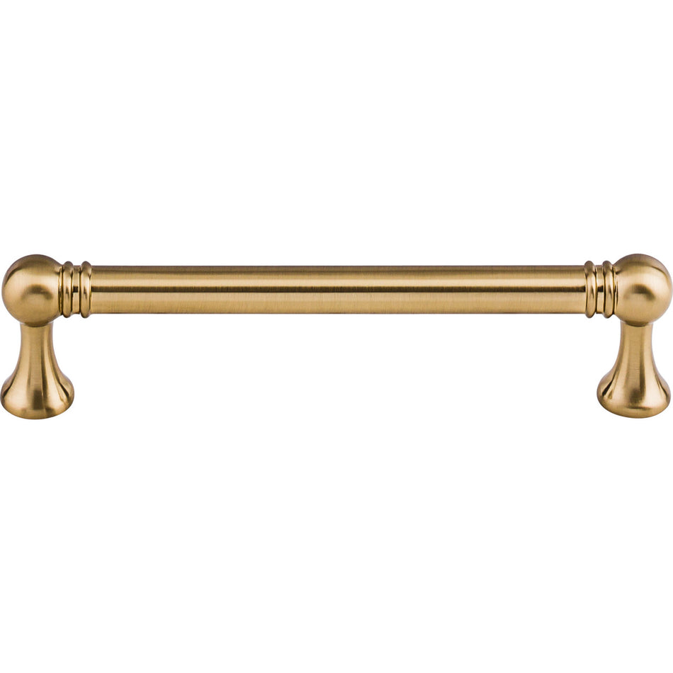 Top Knobs TK803HB: 5-1/16" cc Kara Round Bar Cabinet Pull - Honey Bronze
