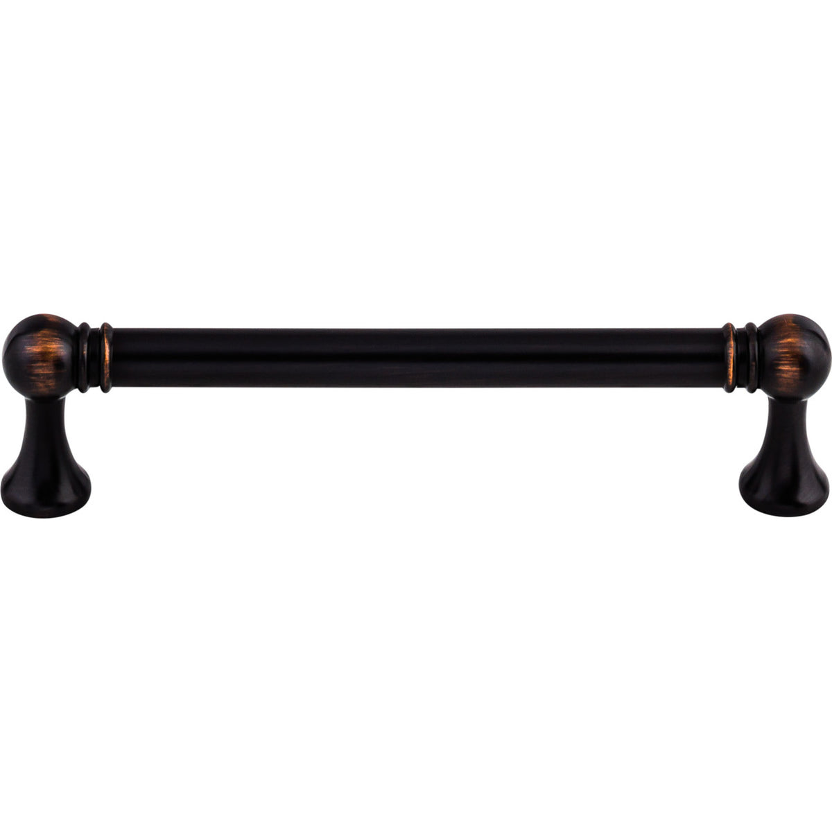 Top Knobs TK803TB: 5-1/16" cc Kara Round Bar Cabinet Pull - Tuscan Bronze
