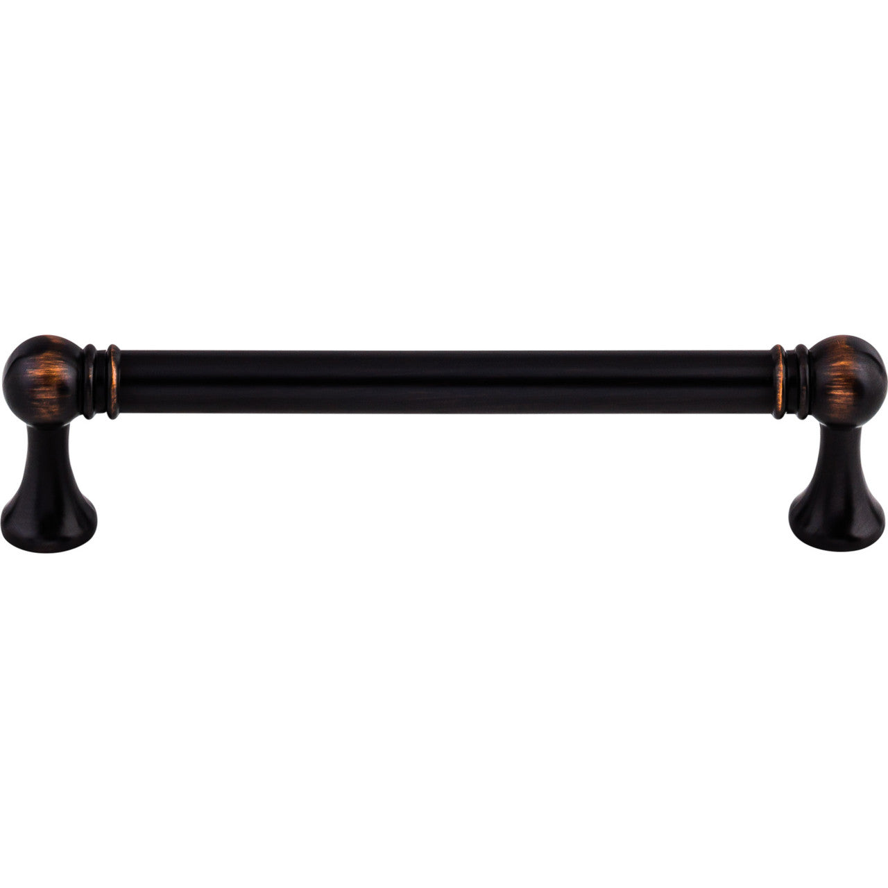 Top Knobs TK803TB: 5-1/16" cc Kara Round Bar Cabinet Pull - Tuscan Bronze