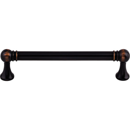 Top Knobs TK803TB: 5-1/16" cc Kara Round Bar Cabinet Pull - Tuscan Bronze