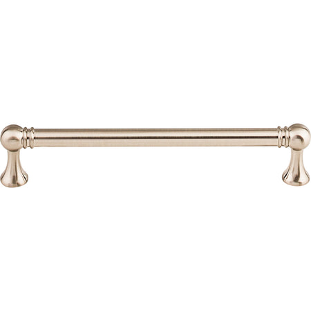 Top Knobs TK804BSN: 6-5/16" cc Kara Round Bar Cabinet Pull - Brushed Satin Nickel