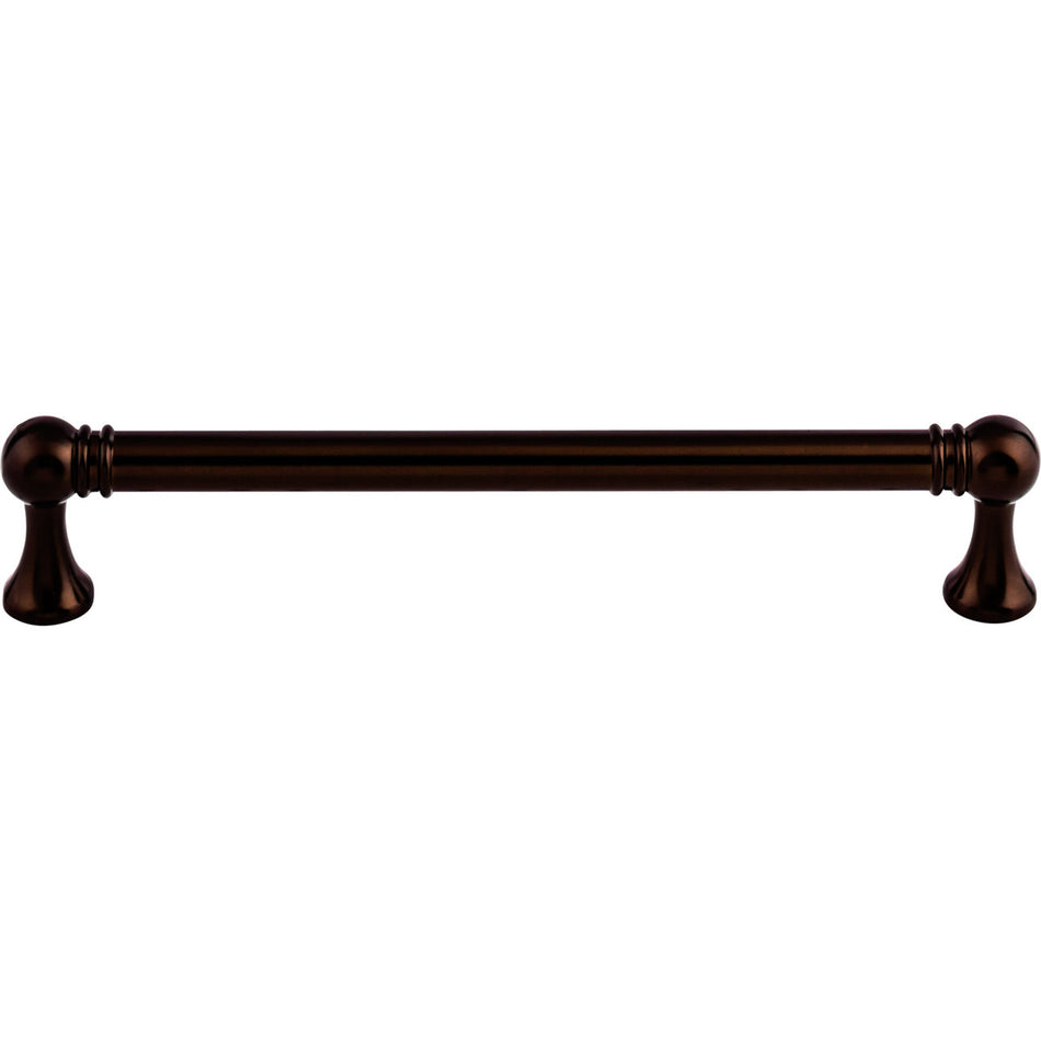 Top Knobs TK804ORB: 6-5/16" cc Kara Round Bar Cabinet Pull - Oil Rubbed Bronze