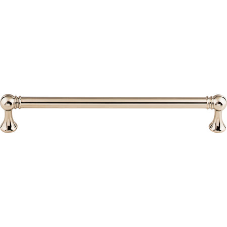 Top Knobs TK805PN: 7-9/16" cc Kara Round Bar Cabinet Pull - Polished Nickel