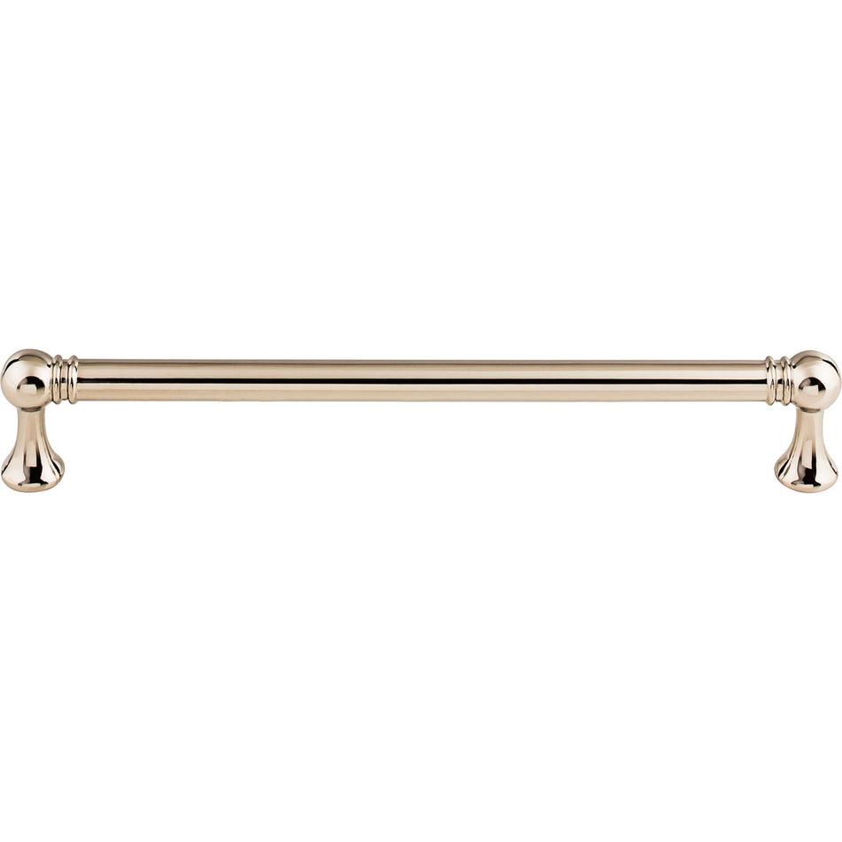 Top Knobs TK805PN: 7-9/16" cc Kara Round Bar Cabinet Pull - Polished Nickel