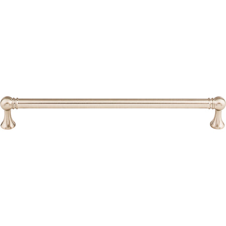 Top Knobs TK806BSN: 8-13/16" cc Kara Round Bar Cabinet Pull - Brushed Satin Nickel