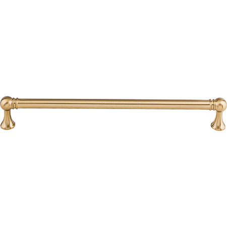 Top Knobs TK806HB: 8-13/16" cc Kara Round Bar Cabinet Pull - Honey Bronze