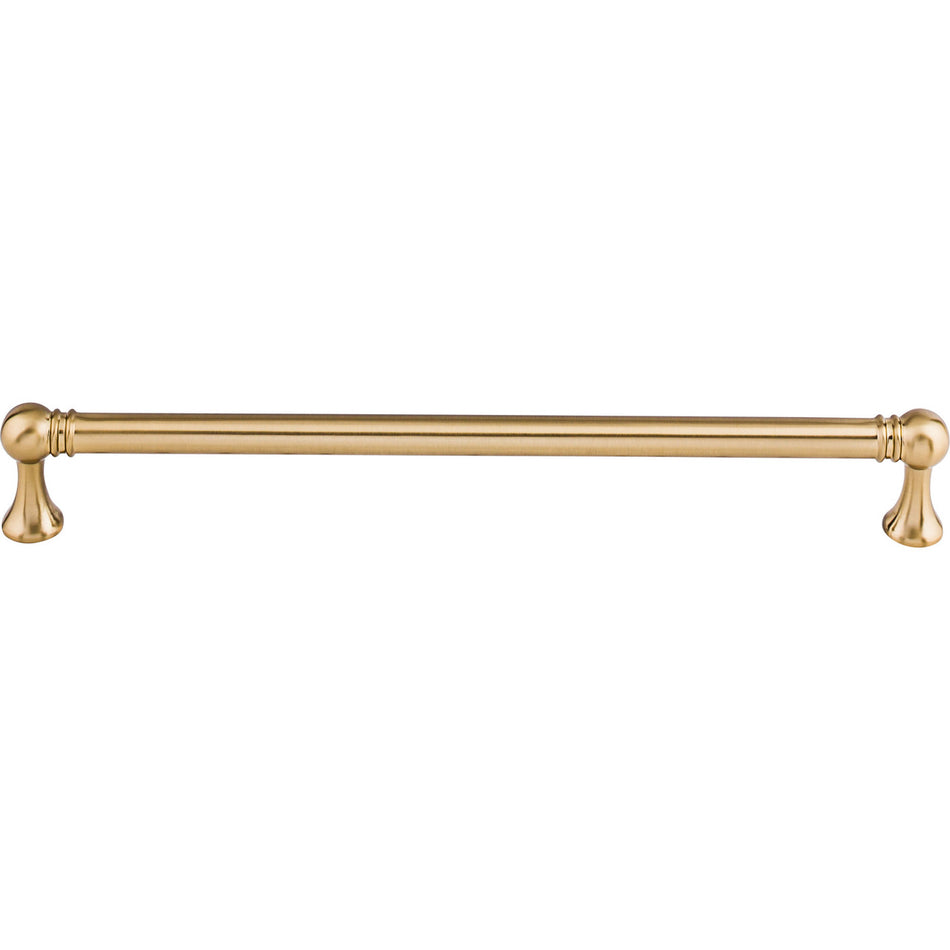 Top Knobs TK806HB: 8-13/16" cc Kara Round Bar Cabinet Pull - Honey Bronze