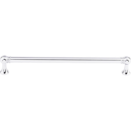 Top Knobs TK806PC: 8-13/16" cc Kara Round Bar Cabinet Pull - Polished Chrome