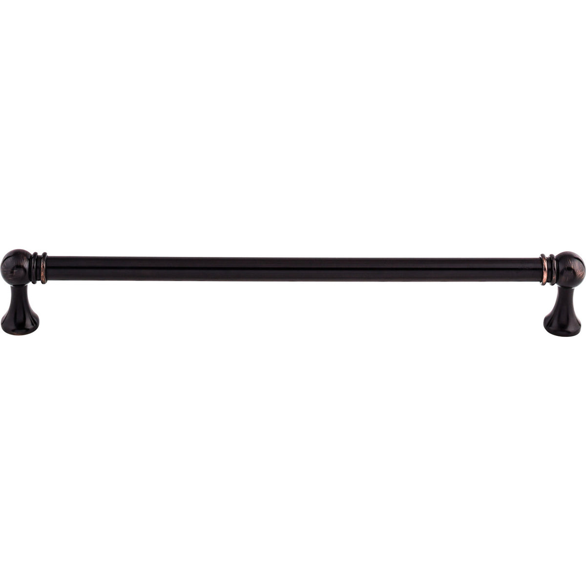 Top Knobs TK806TB: 8-13/16" cc Kara Round Bar Cabinet Pull - Tuscan Bronze
