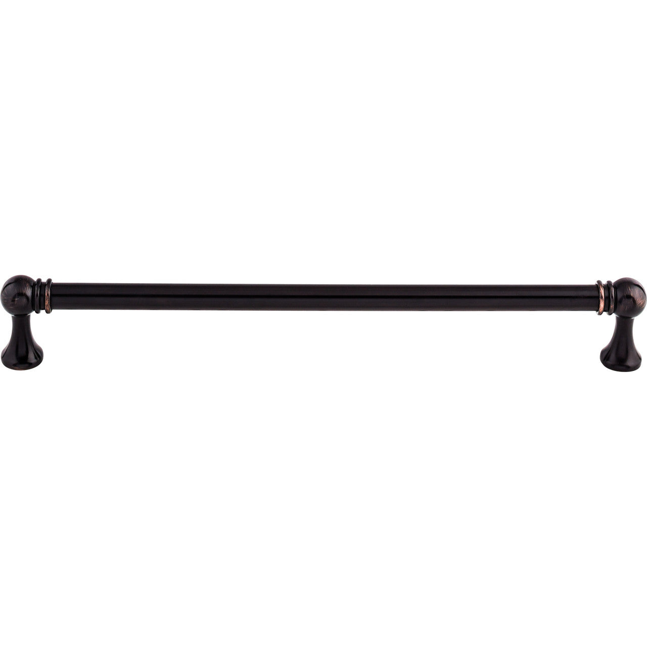 Top Knobs TK806TB: 8-13/16" cc Kara Round Bar Cabinet Pull - Tuscan Bronze