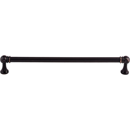 Top Knobs TK806TB: 8-13/16" cc Kara Round Bar Cabinet Pull - Tuscan Bronze