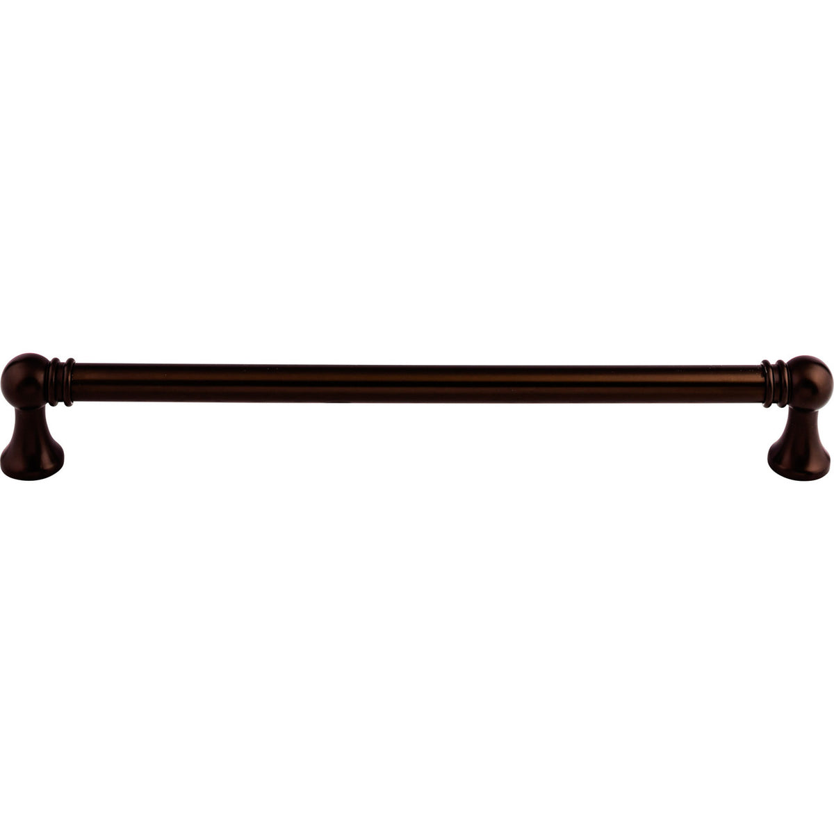 Top Knobs TK808ORB: 12" cc Kara Round Bar Appliance Pull - Oil Rubbed Bronze